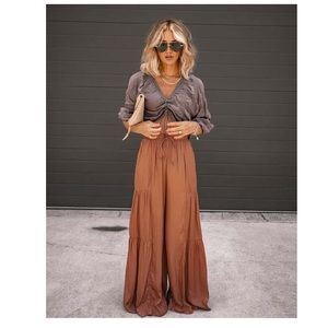 VICI collection Satin Pocketed Pants